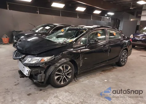 2015 Honda Civic Ex из США, поврежденный, VIN 19XFB2F8XFE234918